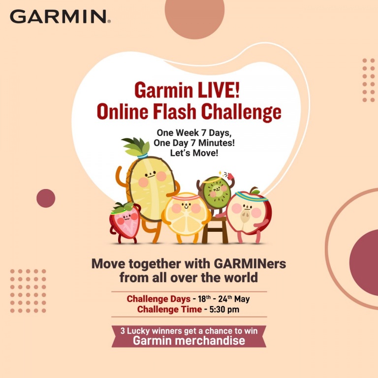 Keep up the fitness game with Garmin Live Challenge Campaign
