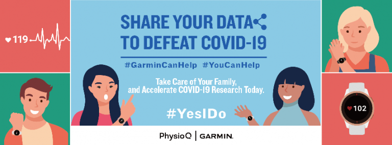 Garmin and PhysioQ join hand to drive data-driven study to accelerate COVID-19 research