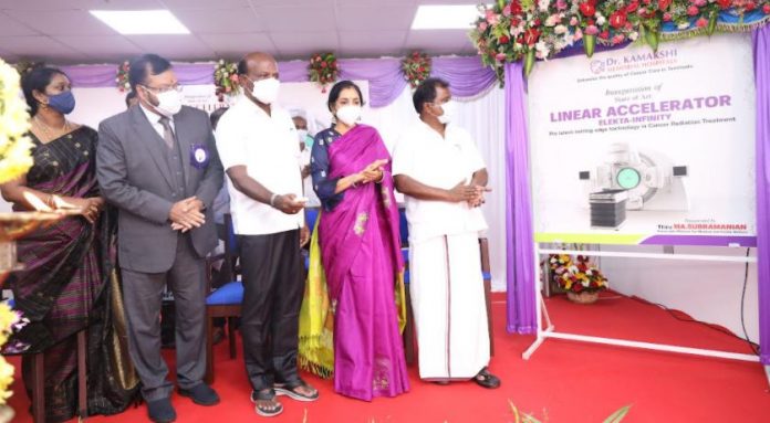 TN Minister for Medical and Family Welfare Ma. Subramanian Inaugurates Elekta Infinity Equipment at Dr. Kamakshi Memorial Hospitals, Chennai Recently