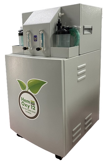 HEMIND Developed HemOxy12, a Portable Oxygen Concentrator 12 to 16 LPM with 80 percent Indian Origin Material