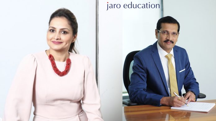 (L to R): Ranjita Raman (CEO) and Dr Sanjay Salunkhe (Founder) - Jaro Education